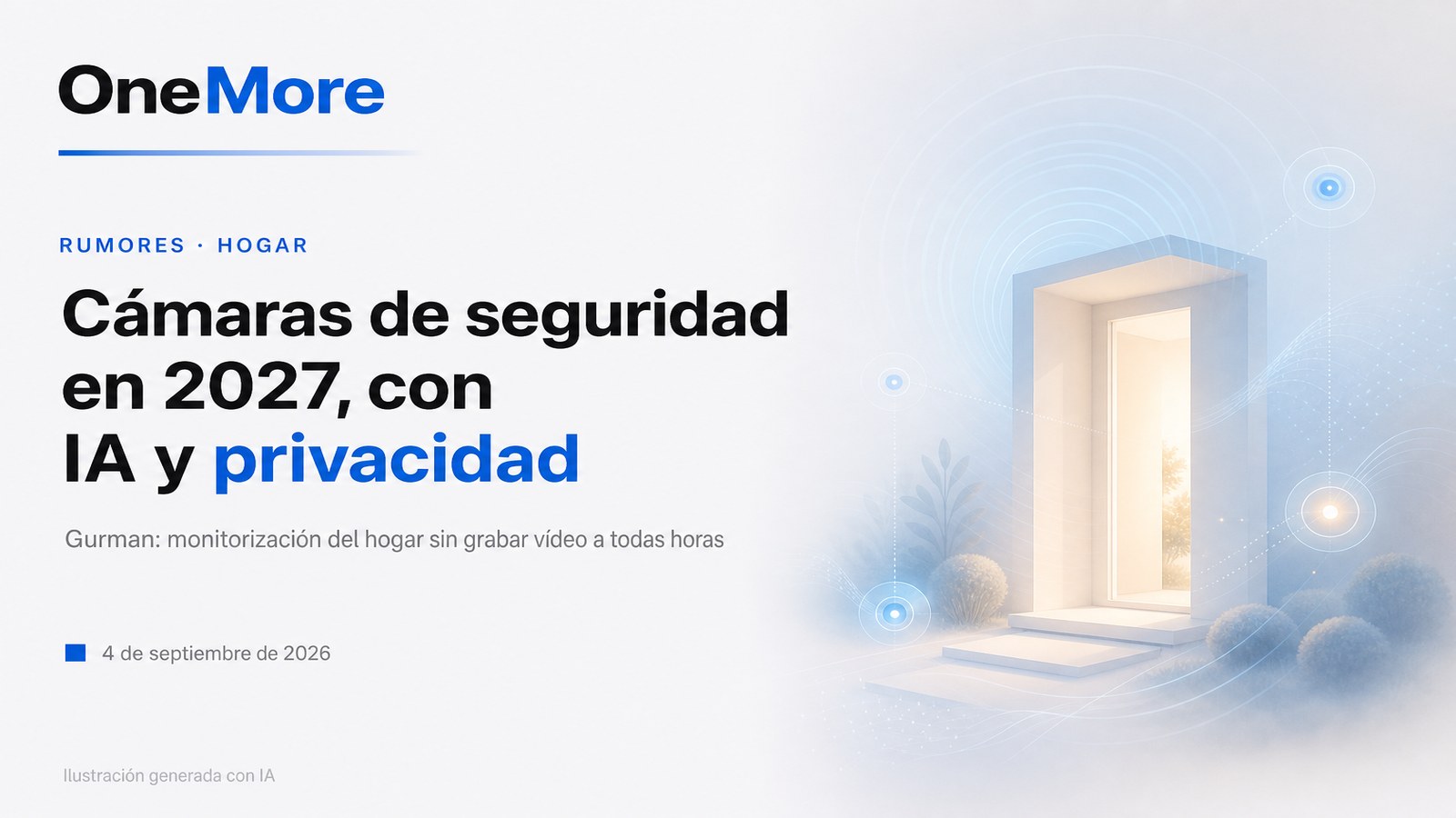 Cámaras de seguridad Apple en 2027: el rumor de Gurman (no el 9)