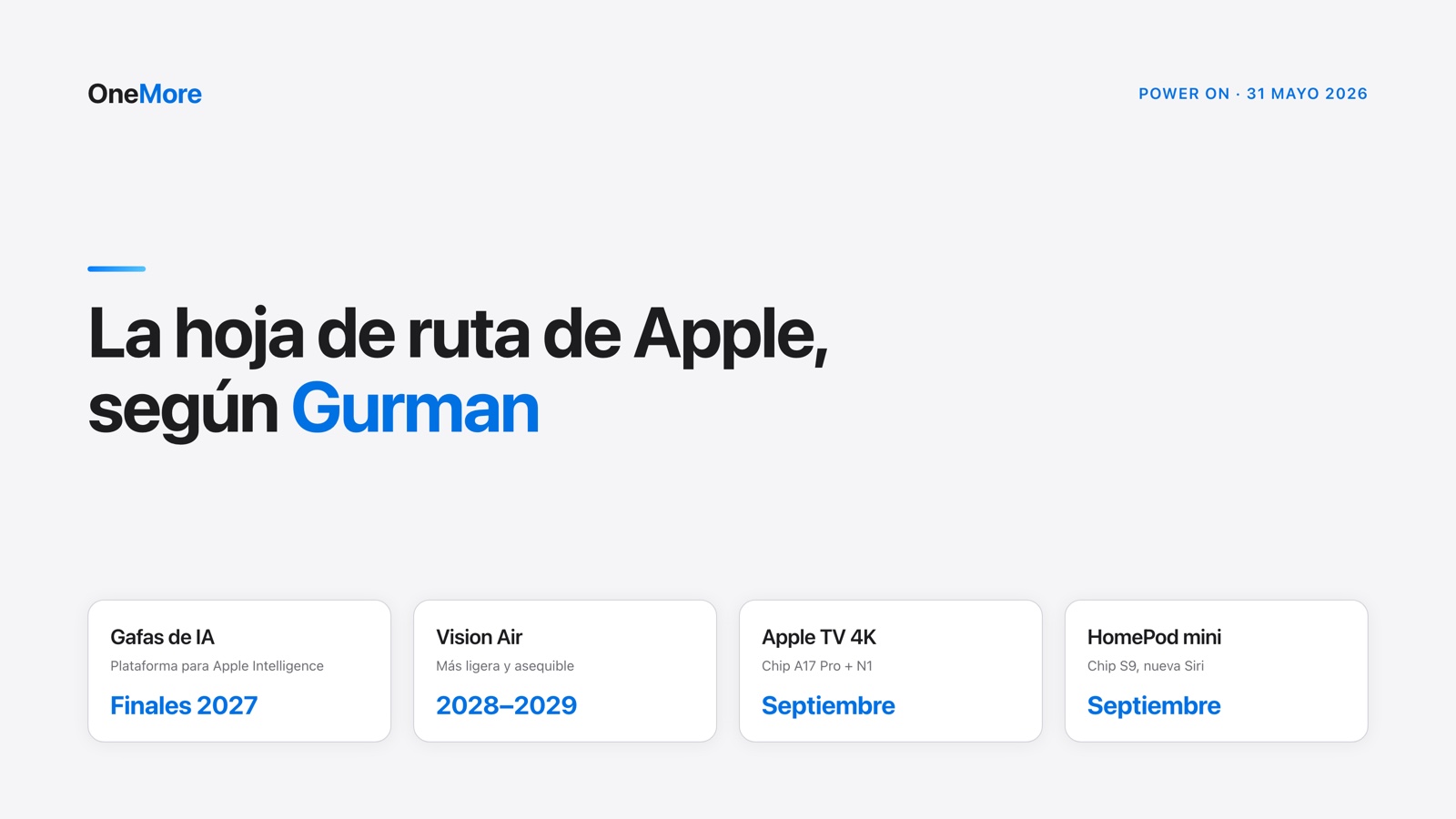 Gurman: el hub doméstico J490 con Siri AI, en casas de empleados (¿octubre?)