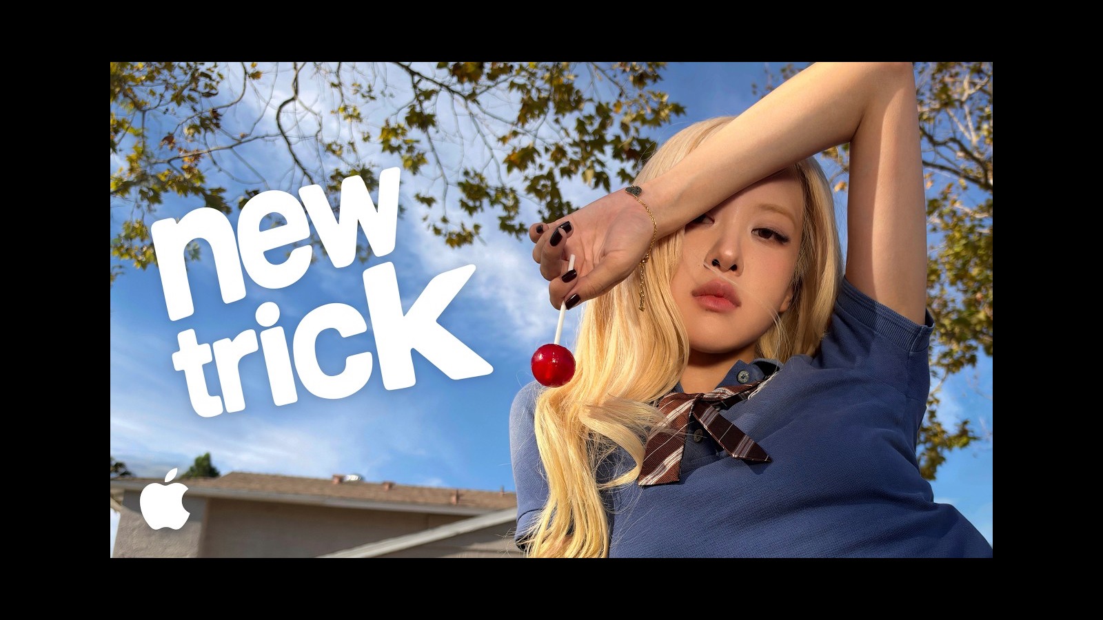 ROSÉ rueda «new trick» entero con el iPhone 18 Pro