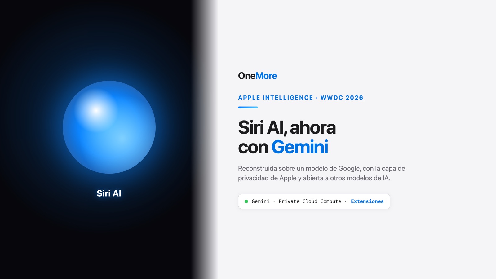 Siri AI: así es la nueva Siri de Apple, reconstruida sobre Google Gemini